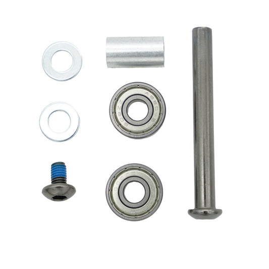 8-Inch Rollator  Wheel Axle Repair Kit – Includes 608Z Bearings, Bolt, Shaft, Spacer, Washers – Replacement Hardware Set for Mobility Walkers